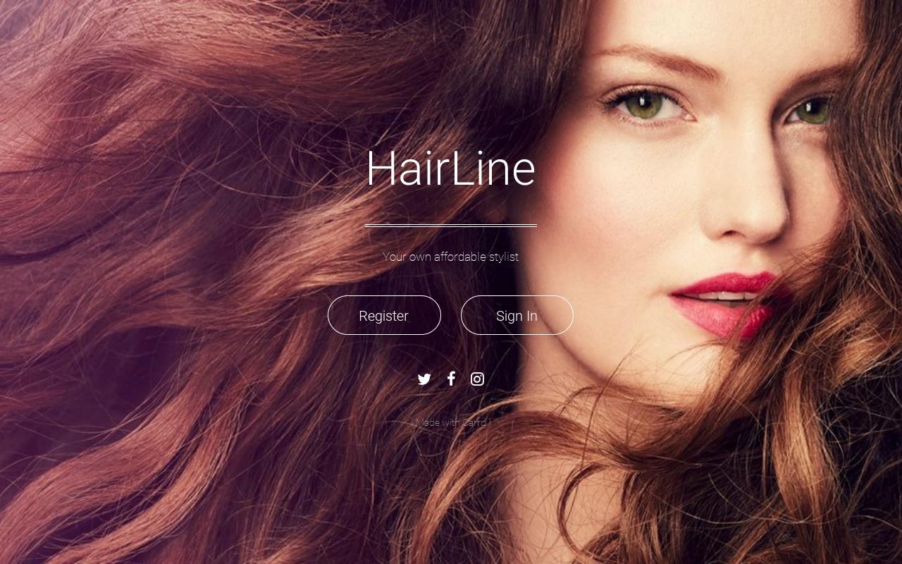 Carrd profile picture for @hairline